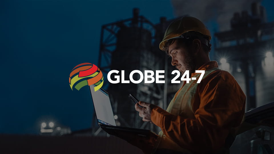 Globe 24-7 logo